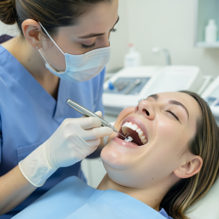Skaling i piaskowanie — profesjonalne czyszczenie zębów u dentysty